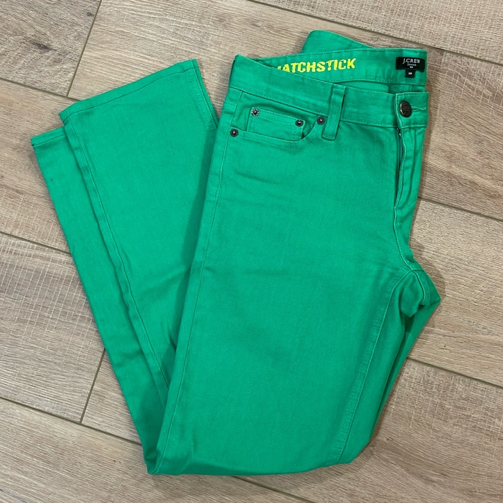 J Crew matchstick jeans